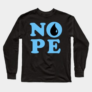 Magic The Gathering Blue Nope Long Sleeve T-Shirt